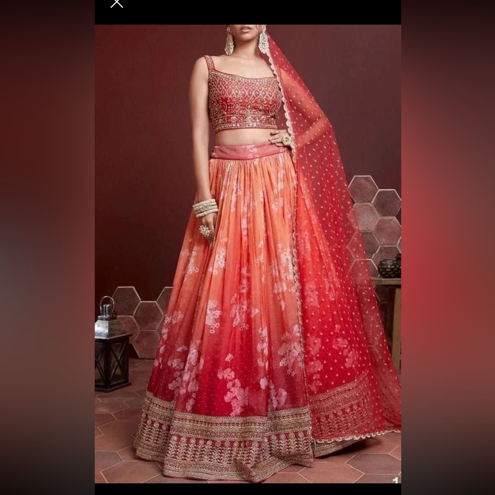 Designer Lehenga choli dupatta set